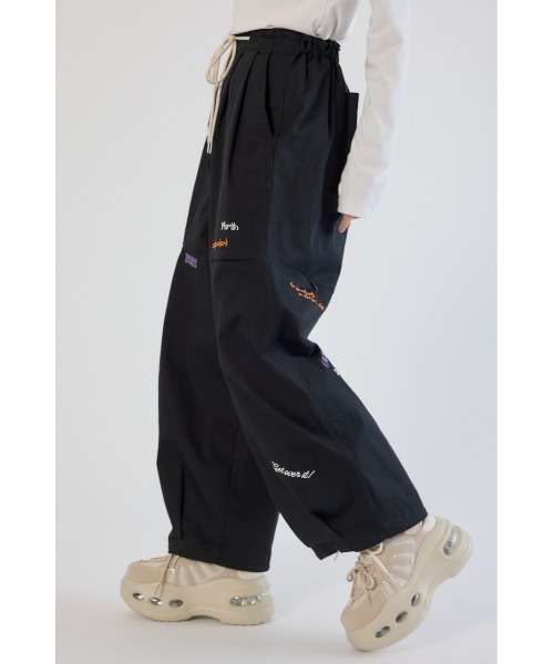 「RODEO CROWNS WIDE BOWL」 イージーパンツ SMALL ホワイト レディース_画像3
