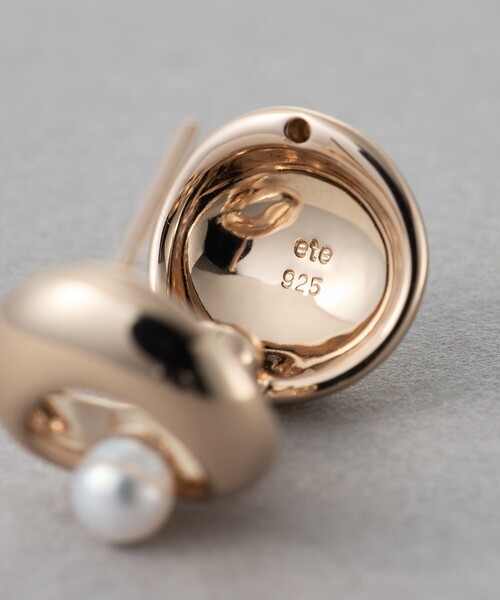 ete（エテ） パール ピアス パール ハグピアス レディース : ZOZOTOWN