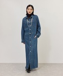 シャツワンピース 「WEB限定」デニムシャツロ...の詳細画像3