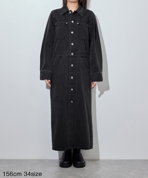 ADAM ET ROPE'（アダムエロペ） シャツワンピース 「WEB限定」・「追加