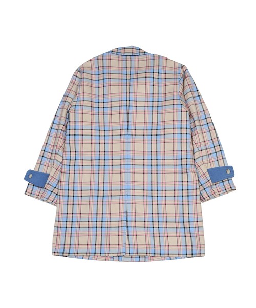 MILKBOY（ミルクボーイ） ステンカラーコート コート TEDDY CHECK
