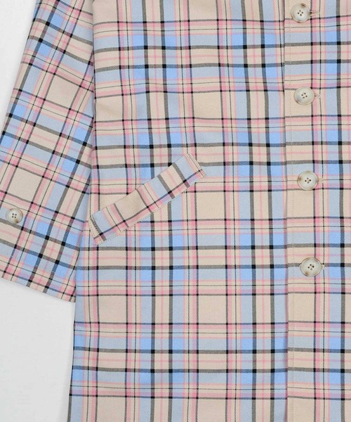 MILKBOY（ミルクボーイ） ステンカラーコート コート TEDDY CHECK