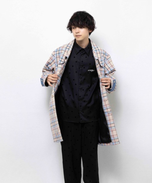 MILKBOY（ミルクボーイ） ステンカラーコート コート TEDDY CHECK