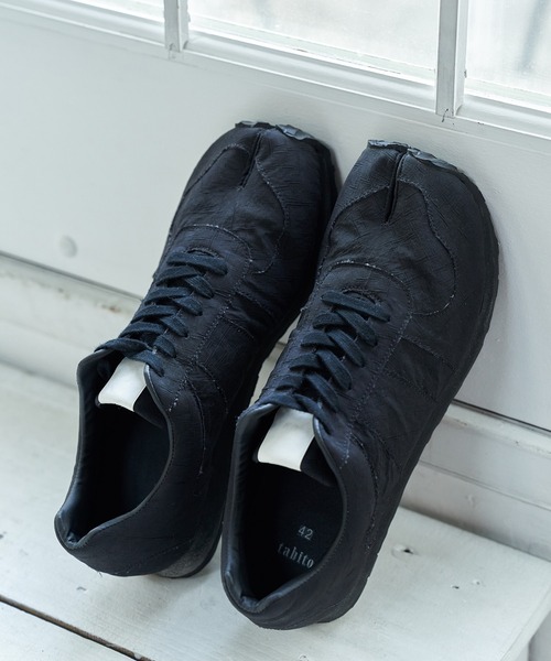 ダビト　リバースプロジェクト ハイカットスニーカー　サイズ26.5　ブラック tabito スニーカー 「REBIRTH PROJECT × Tabi Trainer Airbag 足袋