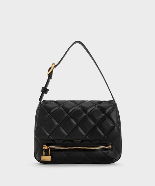 CHARLES & KEITH キルティング ショルダーバッグ CHARLES ＆ KEITH ショルダーバッグ バッグ 「ZOZO限定」Swing