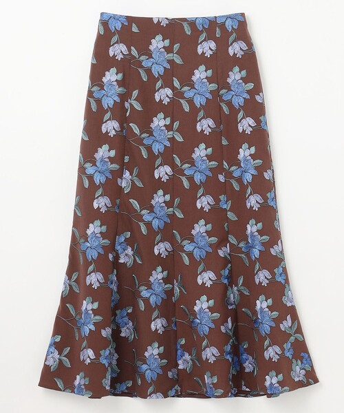 GRACE CONTINENTAL（グレースコンチネンタル） スカート フラワー刺繍