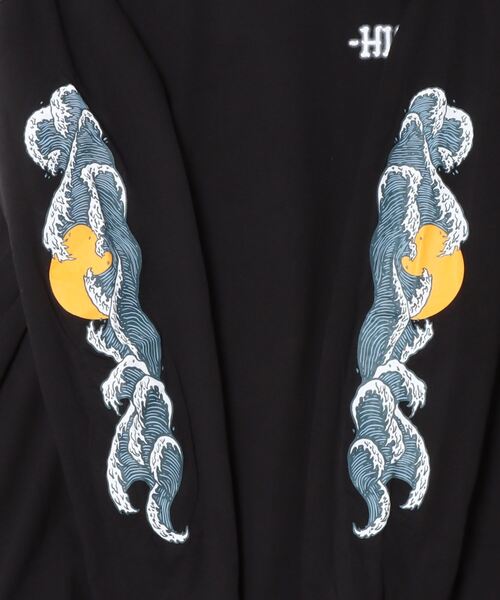 HUF Rogue Wave L/S T-Shirt Black Tシャツ HUF Rogue Wave L/S T-Shirt Black Tシャツ (HUF/Tシャツ