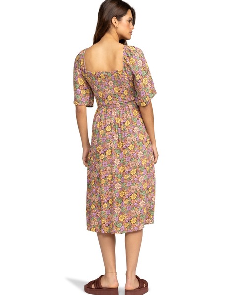 ROXY（ロキシー） ワンピース TROPICAL SUNSHINE/ロキシーフローラル柄