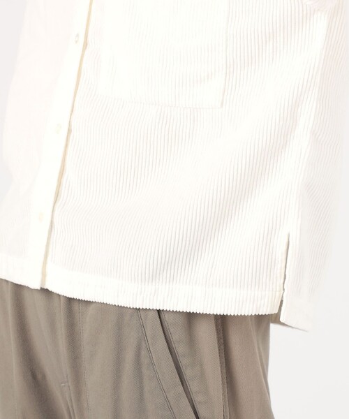 【JAMES PERSE】コットンコーデュロイ ボクシーシャツ WLWW3894 JAMES PERSE ブラウス シャツ コットンコーデュロイ ボクシー