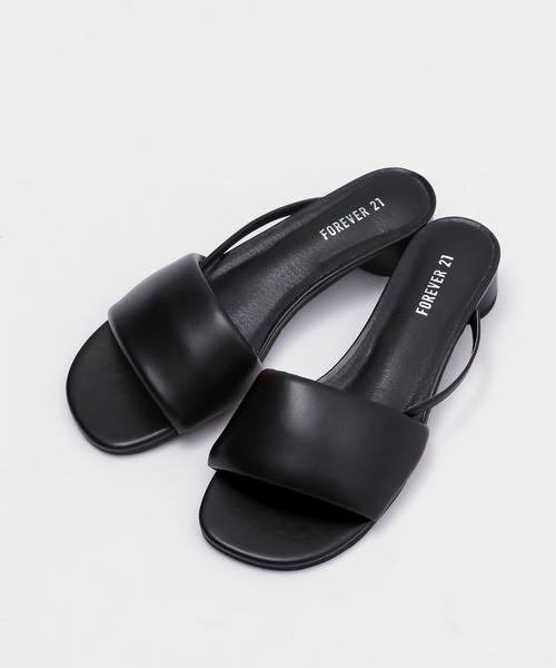 FOREVER21 サンダル 「2024SS」パファーサンダル レディース