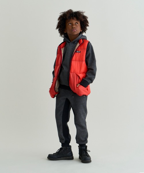 NANGA ライトウエイト プレイランド キッズ ダウンベスト LIGHT WEIGHT PLAYLAND KIDS DOWN VEST RED 140 ND2445-1N014-A N0001695 NANGA（ナンガ） ダウンベスト アウター LIGHT WEIGHT PLAYLAND KIDS