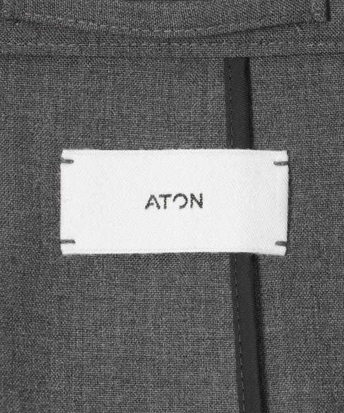 コート ジャケット ATON　WOOL TROPICAL TAILORED JACKET メンズの画像
