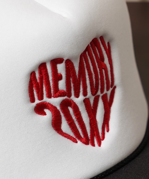 ★NOFFICIALNOFFICE★ZEBRA HEART LOGO MESH BALL CAP★正規品 MEMORY キャップ 帽子 「MEMORY」ZOZOTOWN限定カラー追加 ハート