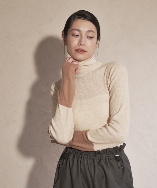 Audrey and john wad白ニット Audrey and John Wad（オードリーアンドジョンワッド） ニット