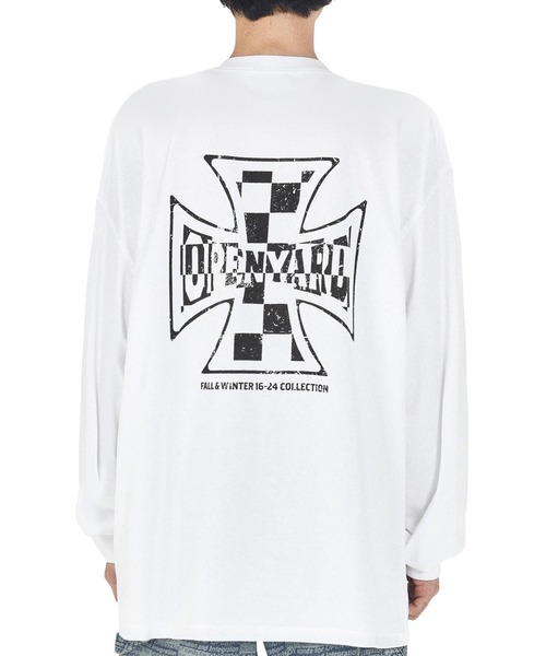 OY tシャツ 「OY/オーワイ」 CHECK CROSS LONG SLEEVE/チェック
