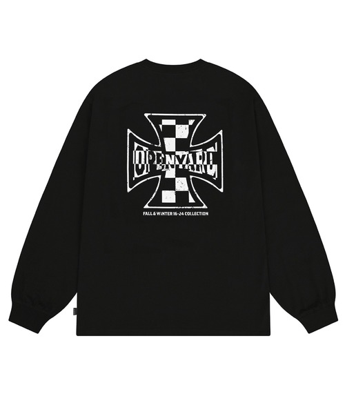 OY tシャツ 「OY/オーワイ」 CHECK CROSS LONG SLEEVE/チェック