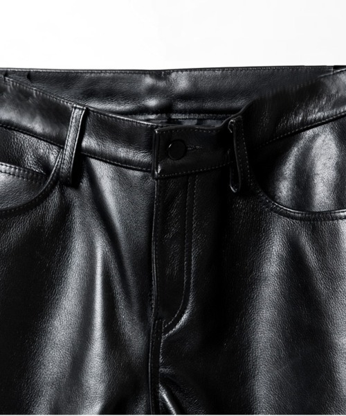 バッファローボブズ（Buffalo Bobs）/MAN TT(マン TT) カウネイキッド リアルレザーパンツ BUFFALO BOBS（バッファローボブズ） パンツ MAN TT(マン TT) カウ
