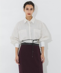 ブラウス シャツ 「STUDIOUS/ステュディオス」Oversized 4way Shirt/オーバーサイズシャツ レディース STUDIOUS/ステュディオス】Oversized 4way Shirt/オーバーサイズ