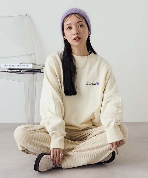 【October's Very Own】トーナルステッチ・スウェットフーディー Home | October's Very Own