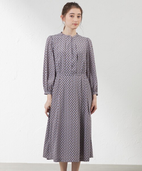 AMACA ワンピース 「LIBERTY」 EVERYN TRAIL バンドカラー AMACA ワンピース 「LIBERTY」 EVERYN TRAIL バンドカラー