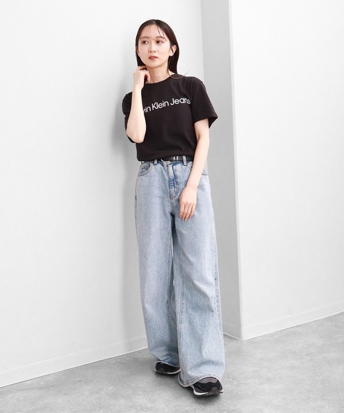 希少   JEANS カルバンクライン ポケット半袖Tシャツ Calvin Klein Jeans/ カルバンクラインジーンズ CK モノグラム