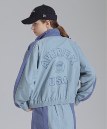美品‼️AVIREX(アヴィレックス)婦人ジャンパー サイズM AVIREX（アヴィレックス） ブルゾン ジャンバー NYLON COLOR SCHEME