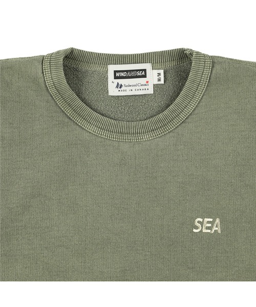 WIND AND SEA（ウィンダンシー） トレーナー スウェット REDWOOD 