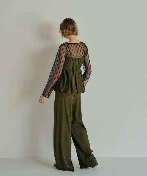 et.UNiVER パンツドレス et.UNiVER パンツドレス Baloom cami set up : ZOZOTOWN Yahoo