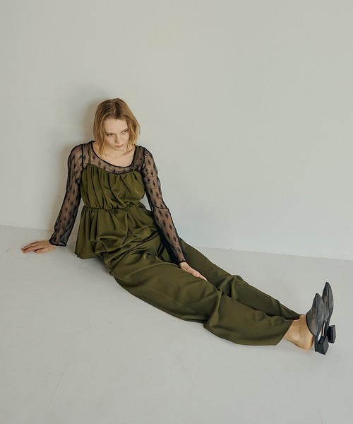 et.UNiVER Baloom cami set up パンツセットアップ L Baloom cami set up（パンツドレス）｜et.UNiVER（エト