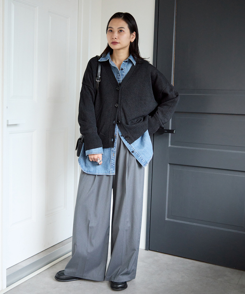 【23SS】JOURNAL STANDARD ペーパーヤーンVネックカーディガン 23SS】JOURNAL STANDARD ペーパーヤーンVネックカーディガン