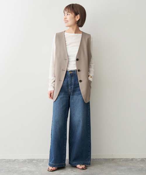 Spick＆Span ベスト ジレ ウーステッドジレ レディース