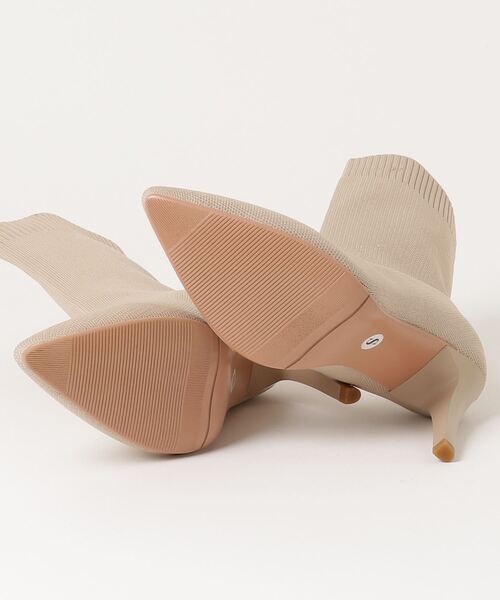 「LibertyDoll」 ショートブーツ LL グレイッシュベージュ レディース_画像3