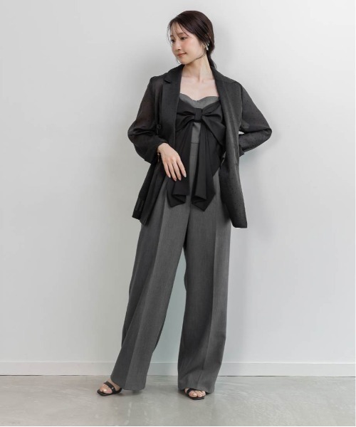 ランダ、シアージャケットベージュ RANDA｜ダブルブレストシアージャケット | Rakuten Fashion(楽天