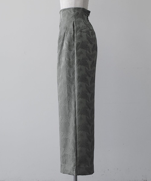 GIRL DRESS FOR NOW パーティードレス パンツドレス フェザー柄