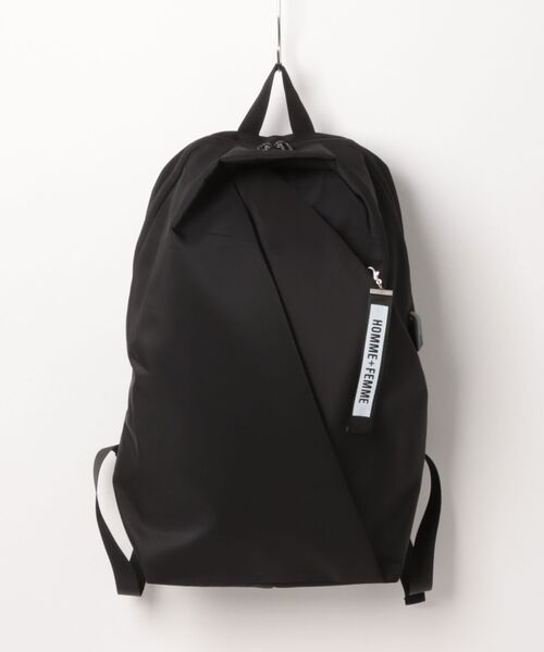L LABEL（エルラベル） デイバック リュック チャーム付バックパック