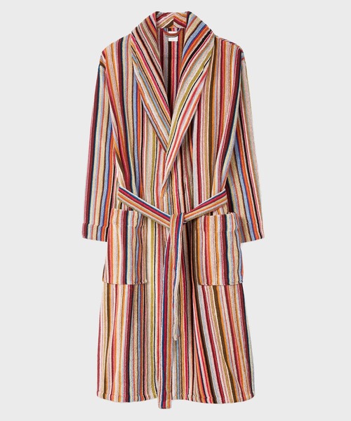 ガウン 「オンラインショップ・一部店舗限定」シグネチャーストライプ ガウン「553518 681B」 メンズ | Paul Smith