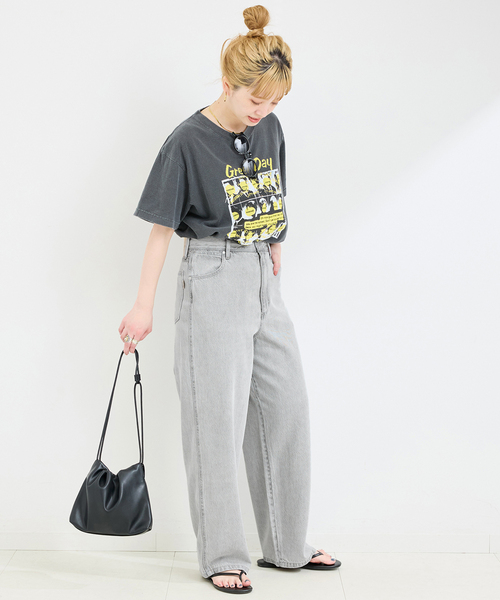 B.C STOCK DU JOUR ワイドレッグデニム 36 追加4》【WEB限定】ウォッシャブル / DU JOUR/デュ ジュール