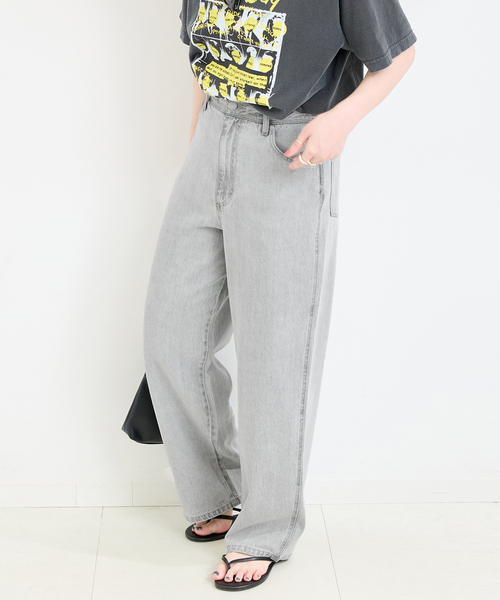 BC.STOCK☆ DU JOUR/デュ ジュール カーブジーンズ36 グレー BC.STOCK☆ DU JOUR/デュ ジュール カーブジーンズ36 グレー