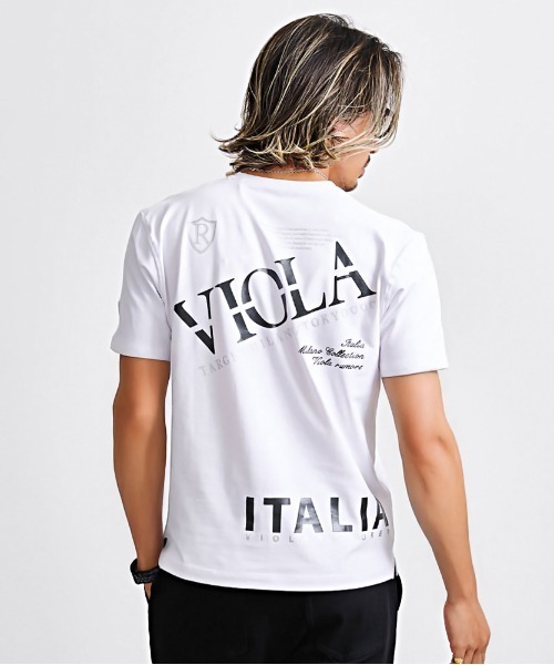 VIOLA tシャツ 「VIOLA rumore/ヴィオラ ルモーレ」P.T入りクルー半袖T
