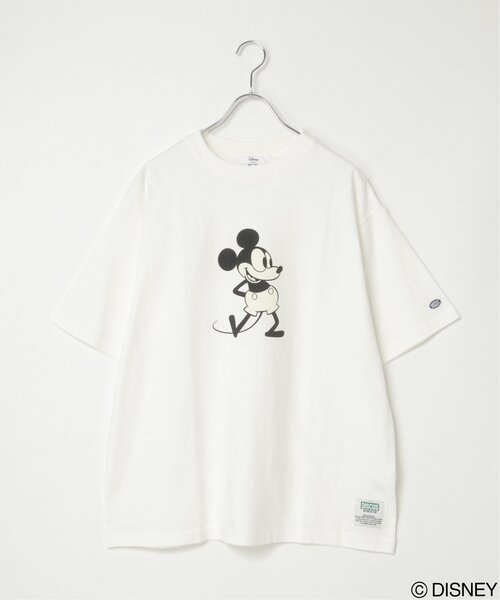 L'ESSAGE ミッキーマウス Tシャツ ホワイト ミッキーマウス Tシャツ Sサイズ ホワイト - メルカリ