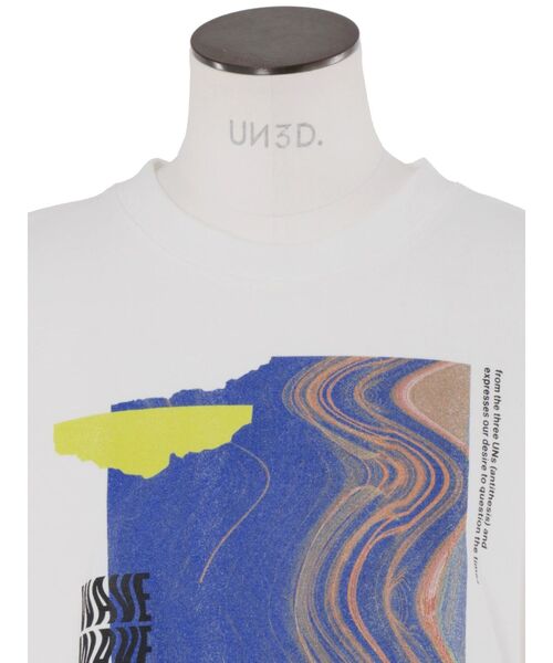 UN3D.（アンスリード） tシャツ ABSTRACT WAVE T-SH / アブストラクト