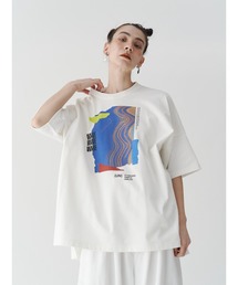 UN3D.（アンスリード）の「サークルミックスロゴTシャツ（T