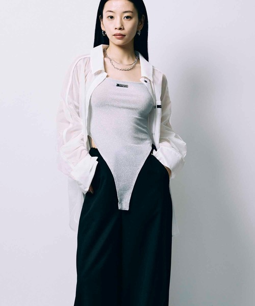 キャミソール 「led.tokyo」CAMI BODY SUIT/キャミボディスーツ led.tokyo キャミソール 「led.tokyo」CAMI BODY SUIT/キャミ