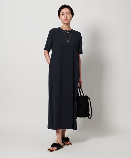 UNITED ARROWS COMFY ステッチショートスリーブワンピース 38 UNITED ARROWS（ユナイテッドアローズ）の「COMFY ステッチ