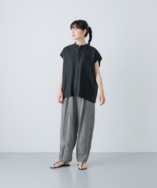 かぐれ パンツ クロップドチェックパンツ レディース : ZOZOTOWN