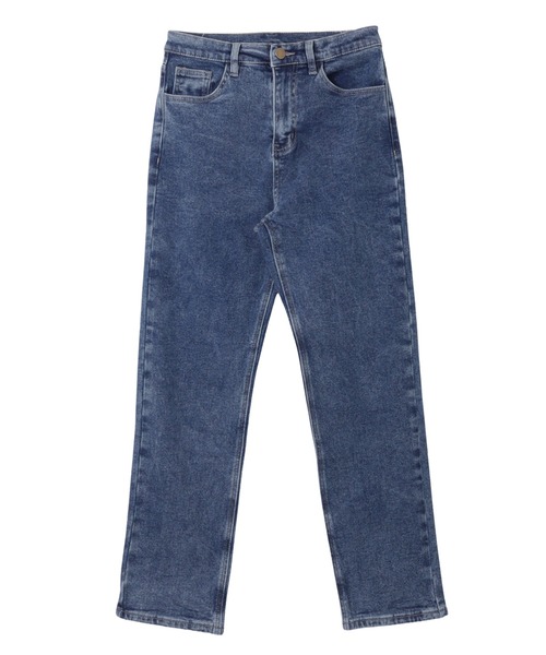 [evernavy] обработка Denim брюки L голубой женский 