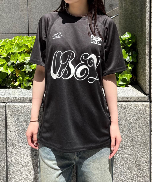 tシャツ 「OBEY / オベイ」 PLAZA ACTIVE TOP 131080369-25U レディース
