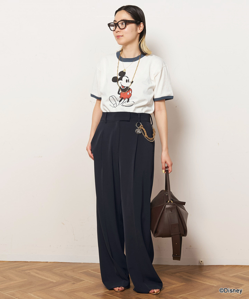 tシャツ 「GOOD ROCK SPEED / グッドロックスピード」別注Mickey / ringer T-sh レディース GOOD ROCK SPEED / グッドロックスピード】別注Mickey / ringer