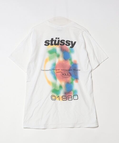 Stussy 半袖シャツ ホワイト STUSSY 「STUSSY」 半袖Tシャツ M ホワイト メンズ : ZOZOTOWN