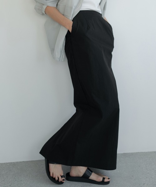 anuke アンヌークCutoff Straight Skirt ブラック　新作 anuke スカート Cutoff Straight Skirt : ZOZOTOWN Yahoo!店